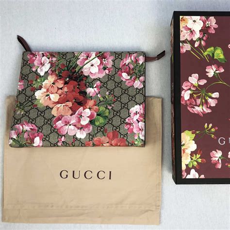 gucci bag blooms|Gucci Bloom make up bag.